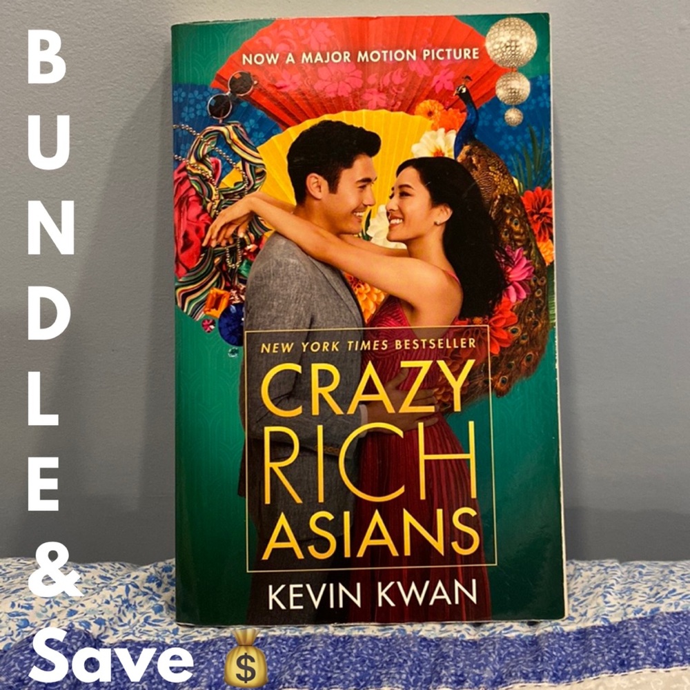 Crazy Rich Asians paperback book by Kevin Kwan
